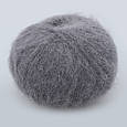 Gazzal Super Kid Mohair, Темно-сірий No64433, пряжа для павутинки з мохера, фото 3