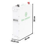 Акумуляторна батарея LiFePO4 51.2 В, 100 А·год, GSL-A51100, фото 2