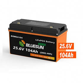 Акумулятор промисловий 24V104Ah Bluesun LiFePO4 з модулем BMS Bluetooth