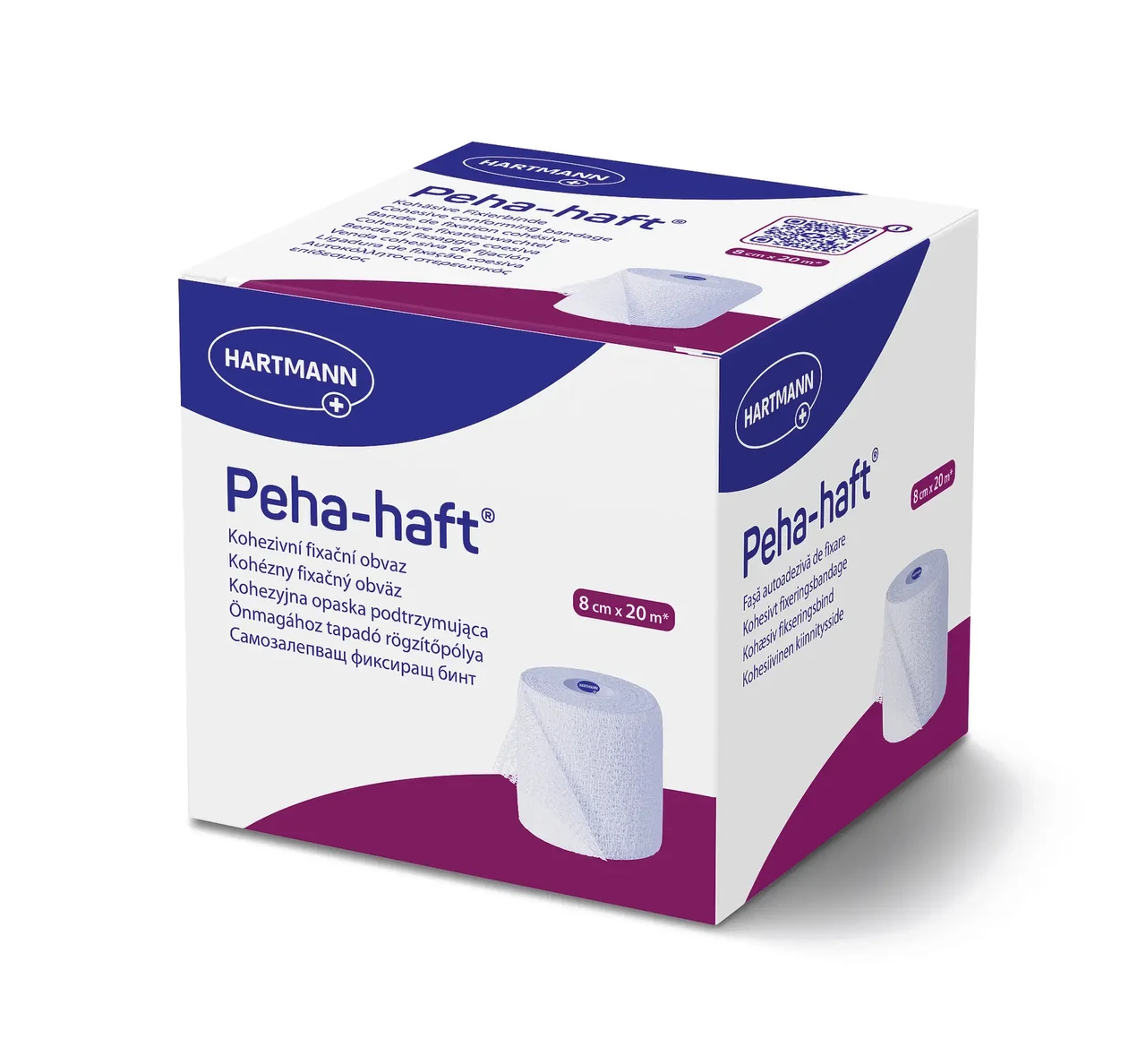 Бинт когезивний самофіксуючий Peha-haft 8см х 20м, фото 1