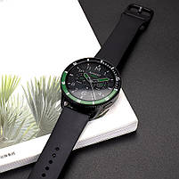 Безель для смарт годинника Xiaomi Watch S3/S4 Black-green, фото 8
