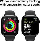 Apple Watch 10 46mm Jet Black Aluminium Case with Black Sport Band-M/L Розумний годинник, фото 7