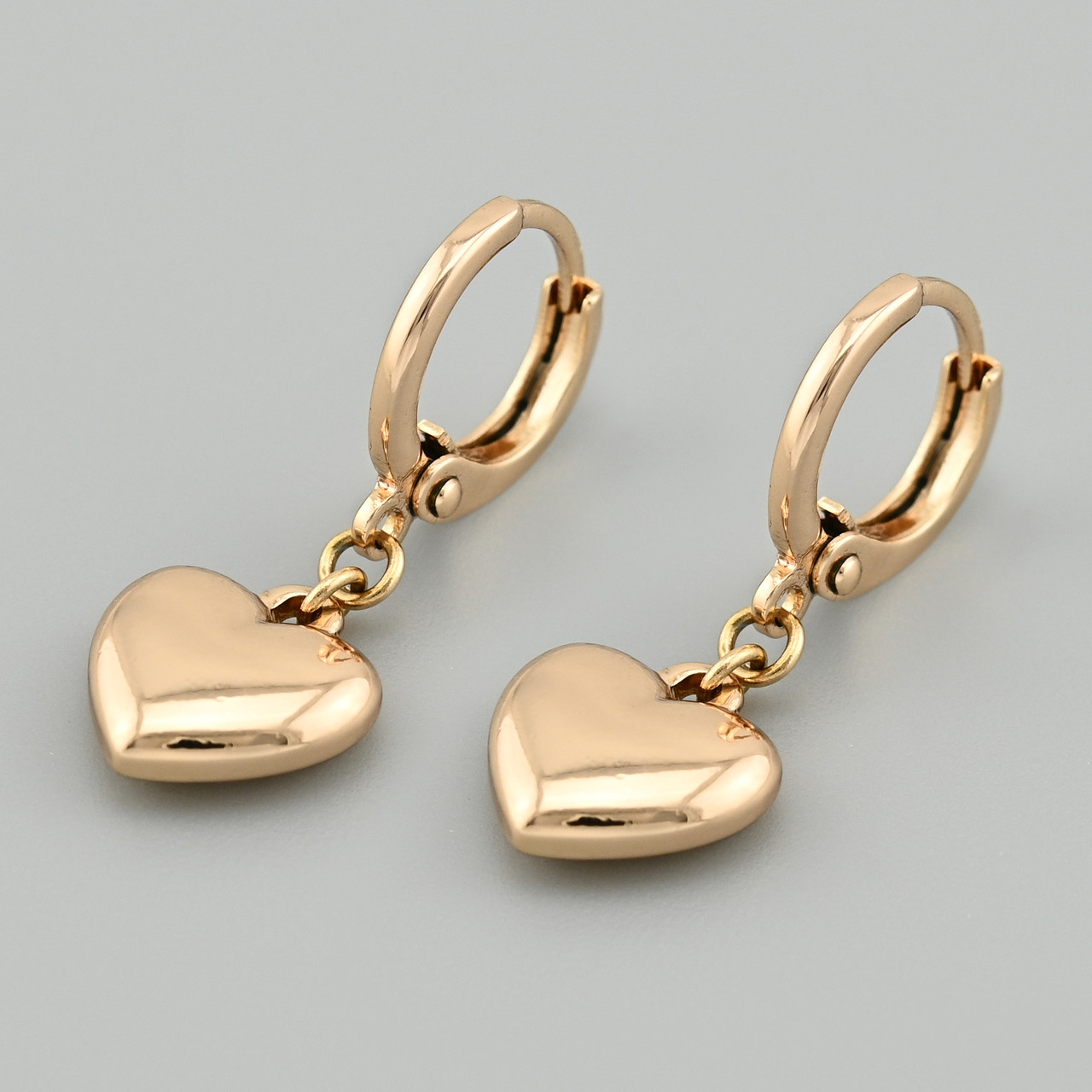 Сережки підвіски Невичерпна любов 47155 розмір 25х10 мм вага 4.1 г позолота 18К, фото 1