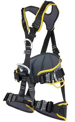 Страхувальна система (повна) Singing Rock Profi Worker 3D Speed (Black/Yellow), XL, фото 1
