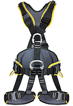 Страхувальна система (повна) Singing Rock Profi Worker 3D Speed (Black/Yellow), XL, фото 3