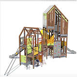 Великий дитячий ігровий комплекс "Велікан" дерев'яний на майданчик, фото 4