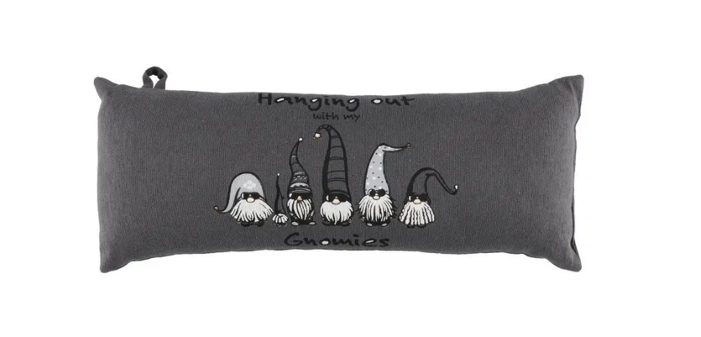 Подушка Rento сіра з гномами 55х22 для сауни, фото 1