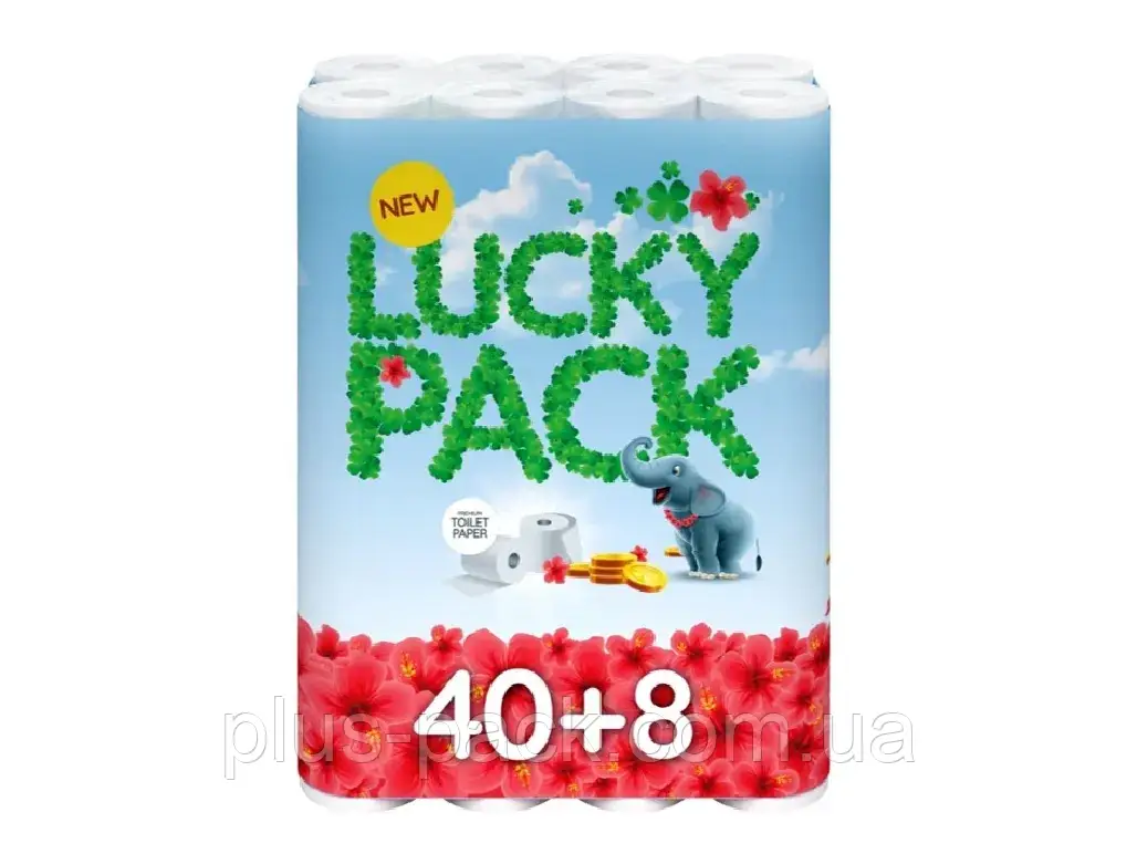 Папір туалетний двошаровий Ruta “Lucky pack” 48 рулонів