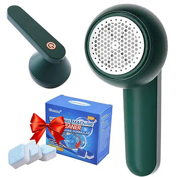 Машинка для видалення ковтунців SR-267 + Подарунок Таблетки для пральної машини / Тример для чищення ковтунців