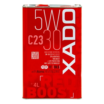 Моторна олива XADO Atomic Oil 5W-30 C23 RED BOOST синтетична 4л