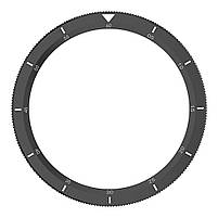 Безель металевий для смарт годинника Xiaomi Watch S3/S4 Black-white + захисне скло, фото 4
