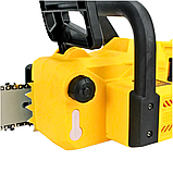 Пила ланцюгова акумуляторна DeWalt 36 В 6 Аг Пила Деволт з шиною 40 см Потужна пила на акумуляторі, фото 8