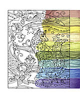 Картина-антистрес Riviera Blanca Місячний лис 40x50 см (RB-0580)