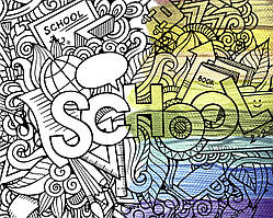 Картина-антистрес Riviera Blanca School 40x50 см (RB-0602)