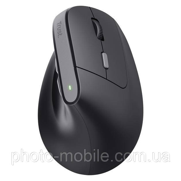 Комп'ютерна миша бездротова Trust Bayo 2 Ergonomic Wireless/USB-A Black