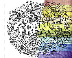 Картина-антистрес Riviera Blanca Франція 40x50 см (RB-0563)