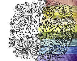 Картина-антистрес Riviera Blanca Шрі-Ланка 40x50 см (RB-0568)