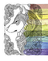 Картина-антистрес Riviera Blanca Вожак 40x50 см (RB-0576)