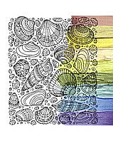 Картина-антистрес Riviera Blanca Мушлі 40x50 см (RB-0581)