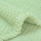 Плед двоспальний, 200х180см, Blanket, Зелений / Однотонне покривало на ліжко / Плюшевий плед покривало, фото 9
