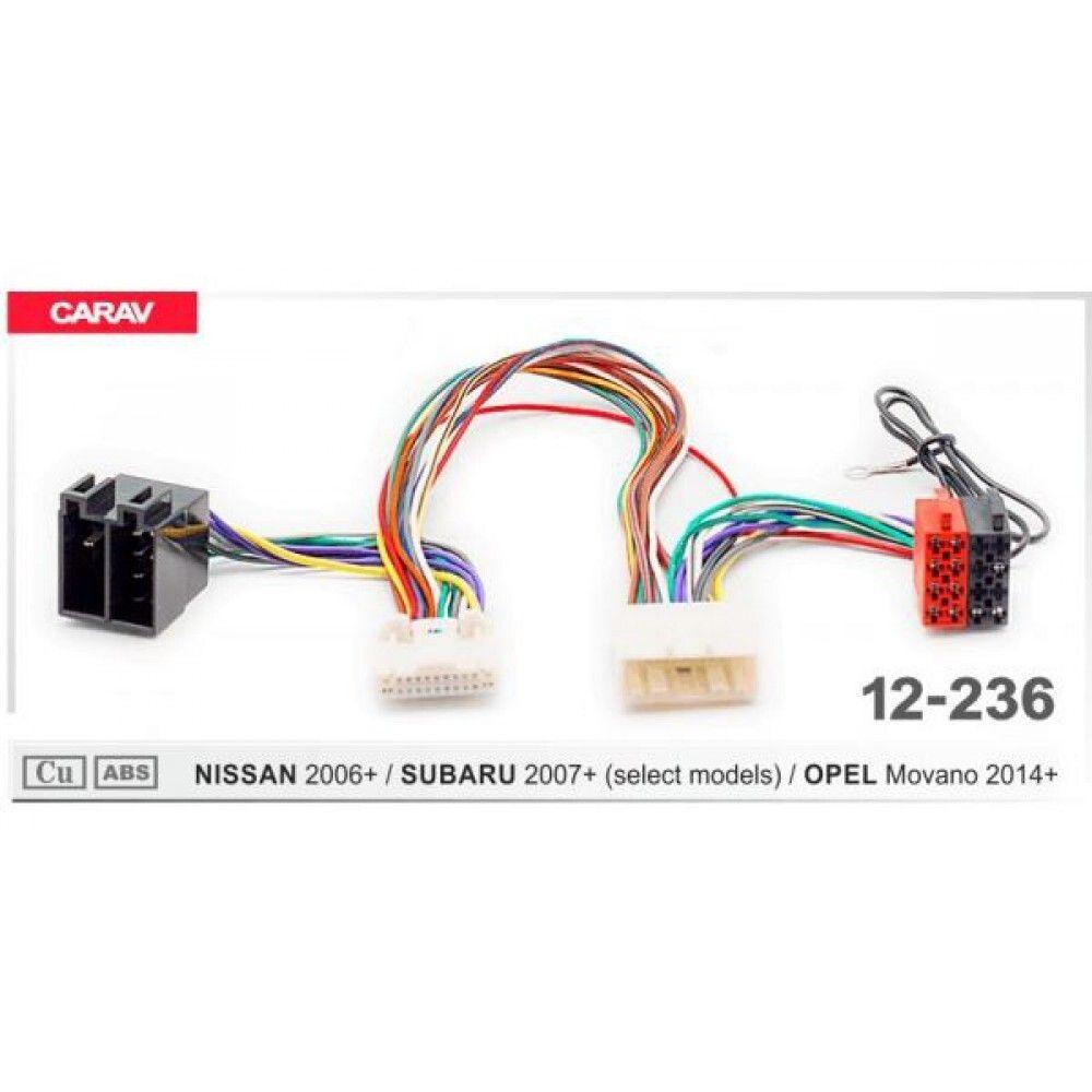 Перехідник для магнітол Nissan, Dacia, Renault, Subaru, Opel Carav 12-236