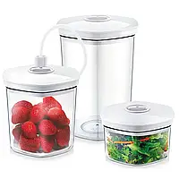 Набір вакуумних контейнерів Caso Vacuum Canister Set 1260 (3 шт.) Німеччина