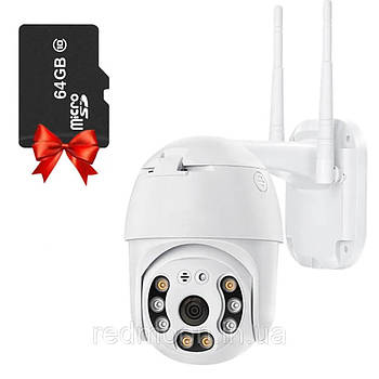 Камера наблюдения CAMERA CAM 6 + Подарок Карта памяти 64GB / Наружная водонепроницаемая IP камера