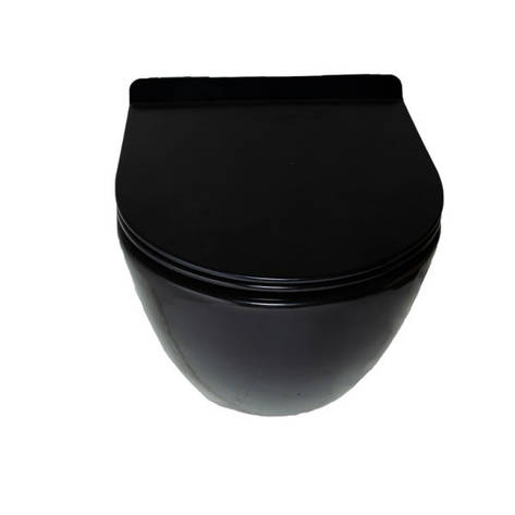 Унітаз підвісний Insana Grem 52х35.5х34 Black, фото 2