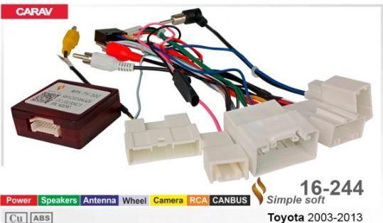 Перехідник для магнітол 9", 10.1" Carav 16-244 Toyota