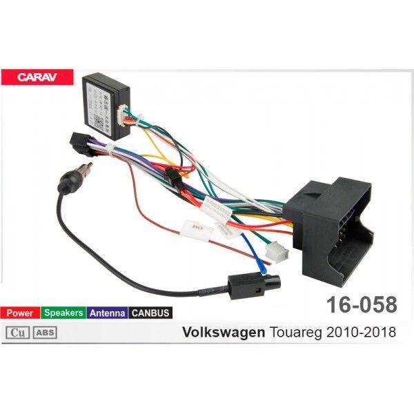 Перехідник для магнітол 9", 10.1" Carav 16-058 Volkswagen Touareg