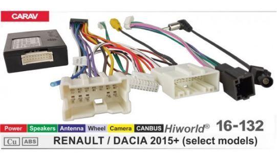 Перехідник для магнітол 9", 10.1" Carav 16-132 Renault, Dacia