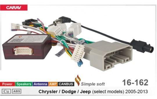Перехідник для магнітол 9", 10.1" Carav 16-162 Chrysler, Dodge, Jeep