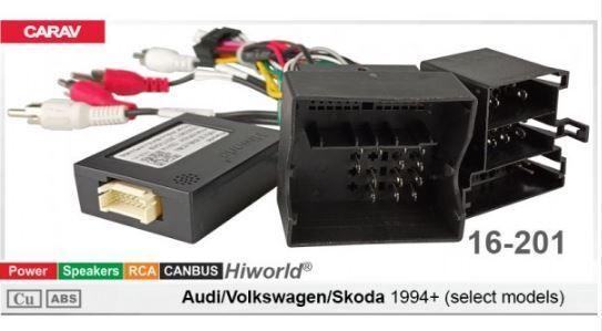Перехідник для магнітол 9", 10.1" Carav 16-201 Volkswagen, Skoda, Seat