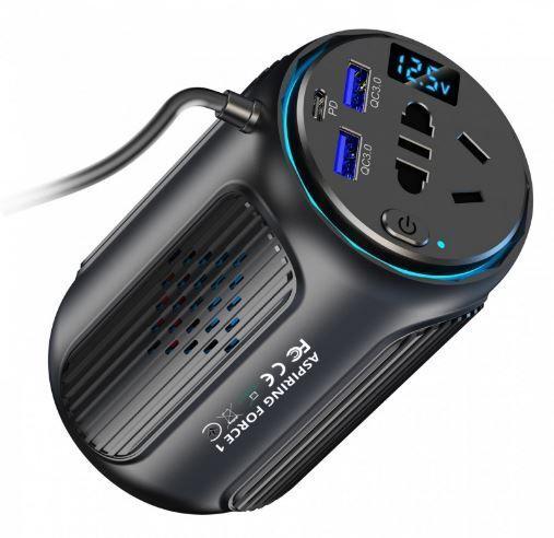 Автомобільний інвертор Aspiring Force 1 150W, PD20W