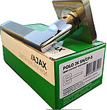 Ручка дверна Ajax POLO JK SN/CP-3 матовий нікель/хром, фото 2