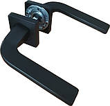 Ручка дверна Ajax SPLINE JK BL-24 чорний, фото 2