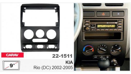 Рамка перехідна Carav 22-1511 KIA Rio