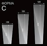 Планшет для фарбування волосся білий форма C, фото 4
