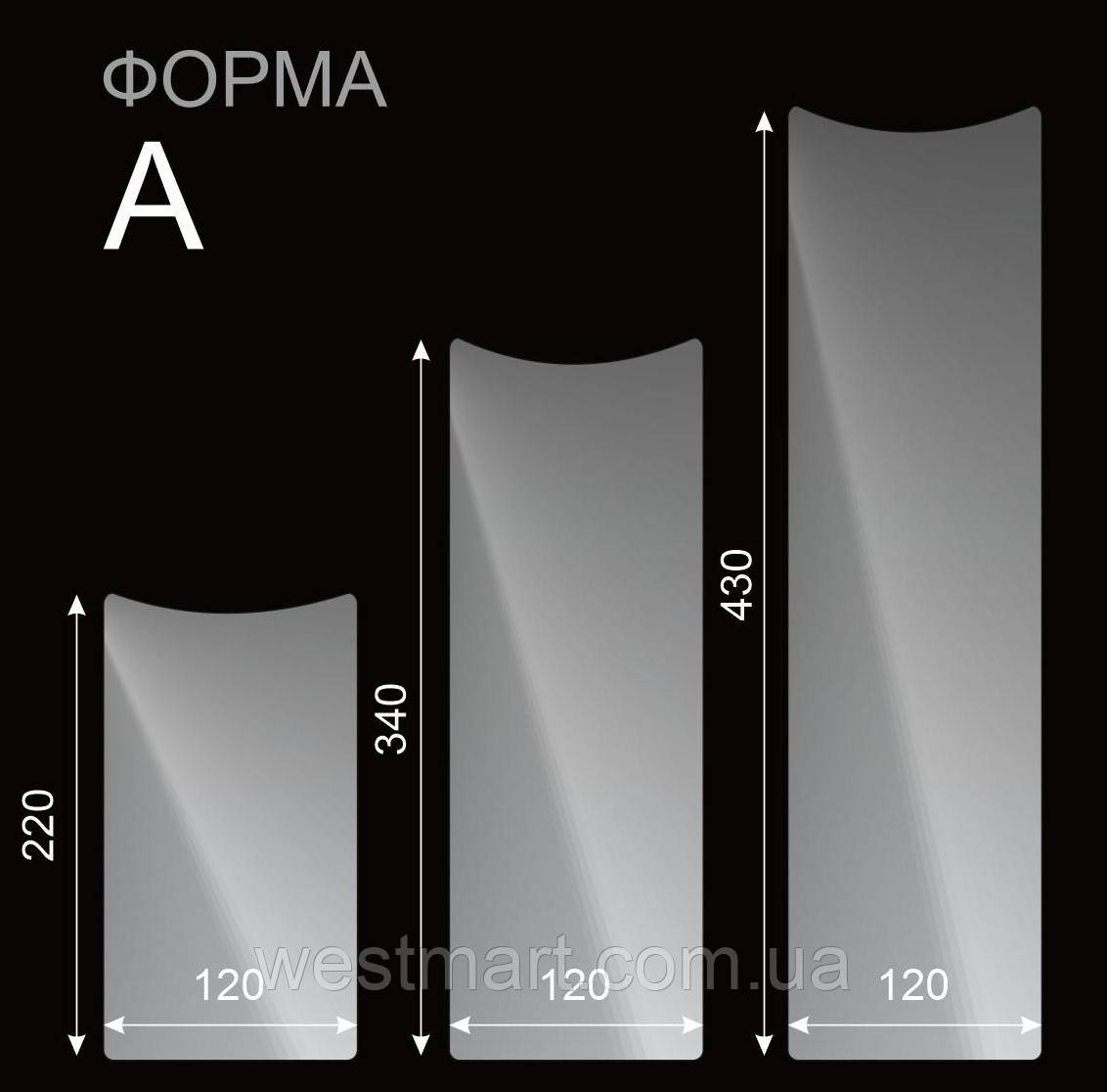 Планшет для фарбування волосся прозорий форма A, фото 1
