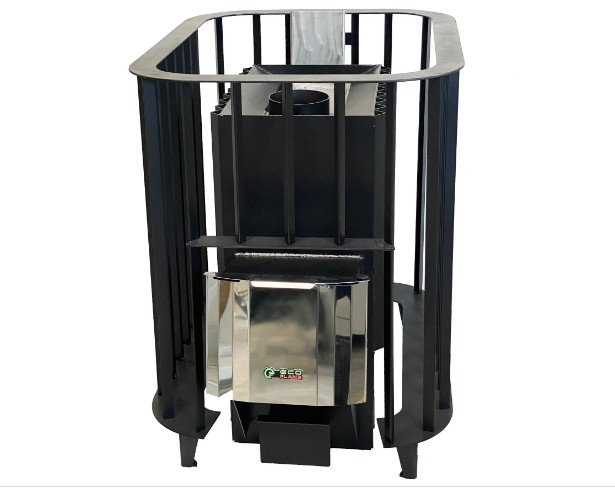 Дров'яна піч для лазні та сауни EcoFlame Скеля 20, фото 1