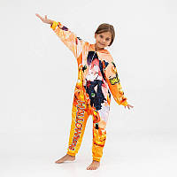 Кигуруми детский пижама плюшевый велюр Hellowen Ведьмочки на рост 122 см