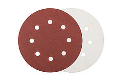 Круг шліфувальний на липучці Mastertool 180мм x Р240 x 8 отворів (5шт) (08-1824-H)