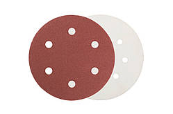 Круг шліфувальний на липучці Mastertool 225мм x Р240 x 6 отворів (5шт) (08-2024-H)