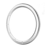 Безель металевий для смарт годинника Xiaomi Watch S3/S4 Silver-1 + захисне скло, фото 5