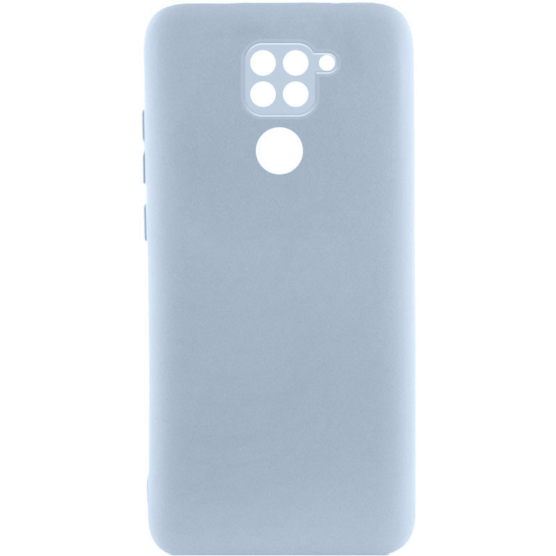 Чохол TPU GETMAN Liquid Silk Full Camera для Xiaomi Redmi Note 9 / Redmi 10X Блакитний / Lilac Blue