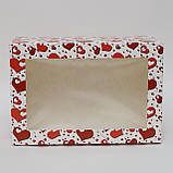 Коробка для тістечок 250*170*110 СЕРЦЕ, фото 2