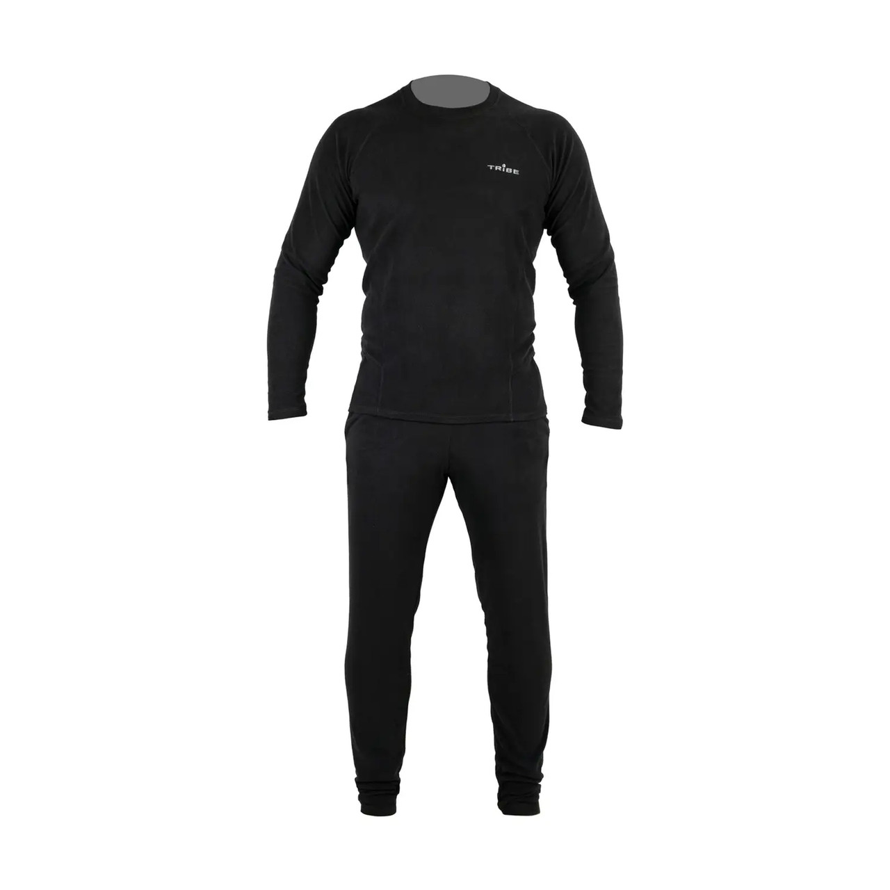 Термобілизна чоловіча Tribe Microfleece (футболка+штани) T-KA-0015-black, T-KA-0015-black-S