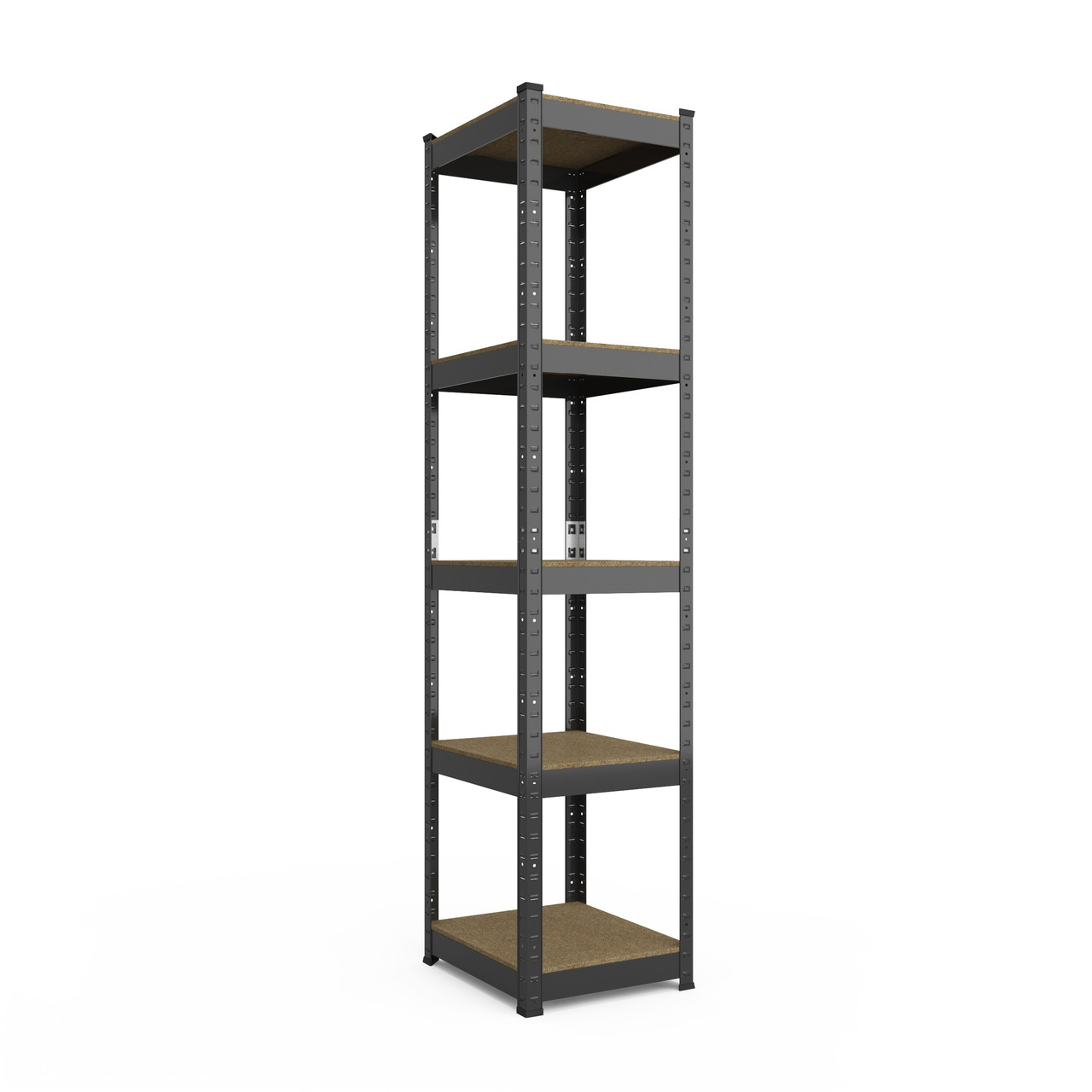 Стелаж Бюджет КМ 1800х400х400 Меткас, 175 кг/полицю, 5 полиць, МДФ, пофарбований, металевий