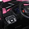 Дитячий електромобіль на акумуляторі Багі Lamborghini M 6024 з пультом р/у для дітей 3-8 років Рожевий, фото 6