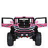 Дитячий електромобіль на акумуляторі Багі Lamborghini M 6024 з пультом р/у для дітей 3-8 років Рожевий, фото 8